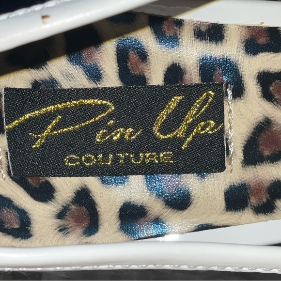 Pin Up Couture Black and White pumps - Picture 6 of 11